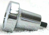 UP Cigarette Lighter Top Blue 1" Glossy Sticker Chrome Aluminum Knob #23161 Each