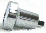 UP Cigarette Lighter Top Blue 1" Glossy Sticker Chrome Aluminum Knob #23161 Each