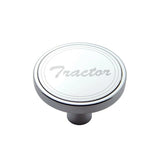 Air Brake Knobs Pin Mount Tractor/Trailer Stainless Plaque 1-1/8 Tall UP23181-82