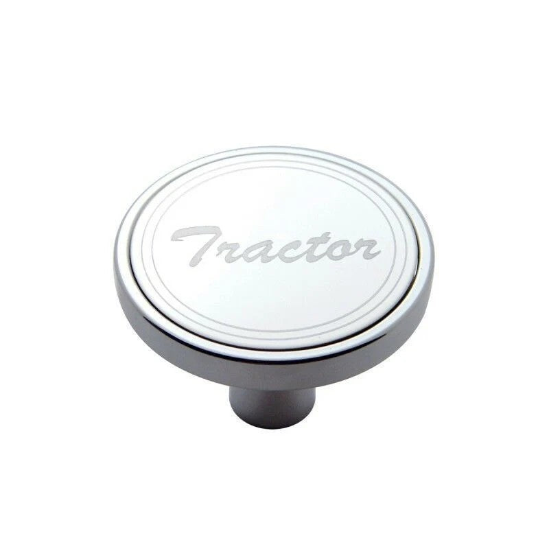Air Brake Knobs Pin Mount Tractor/Trailer Stainless Plaque 1-1/8 Tall UP23181-82