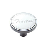Air Brake Knobs Pin Mount Tractor/Trailer Stainless Plaque 1-1/8 Tall UP23181-82