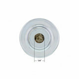 UP Dash Knob Small Skull Chrome Die Cast Hex Set Screw Mount 1/4" ID #23197 Each