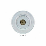 UP Dash Knob Small Skull Chrome Die Cast Hex Set Screw Mount 1/4" ID #23197 Each