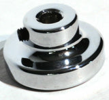 UP Wiper Control Knob 1" Black Glossy Sticker Chrome Aluminum Knob #23201 Each