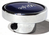 Wiper Knob for Peterbilt Freightliner Chrome w/Blue Glossy Sticker UP#23202