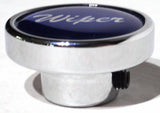 Wiper Knob for Peterbilt Freightliner Chrome w/Blue Glossy Sticker UP#23202