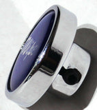 Wiper Knob for Peterbilt Freightliner Chrome w/Blue Glossy Sticker UP#23202