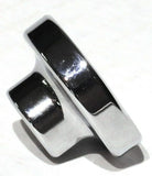 Wiper Knob for Peterbilt Freightliner Chrome w/Blue Glossy Sticker UP#23202