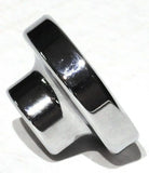 Wiper Knob for Peterbilt Freightliner Chrome w/Blue Glossy Sticker UP#23202