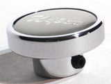 Wiper Control Knob for 1/4" Shaft Chrome w/1" Silver Glossy Sticker UP#23206