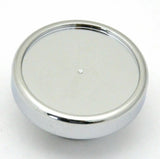 UP Washer Control Knob 1" Silver Glossy Sticker Chrome Aluminum Knob #23213 Each