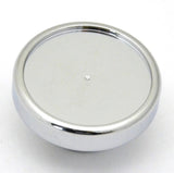 Panel Light Knob Universal for 1/4” Shaft Chrome, Blue Glossy Sticker UP#23216
