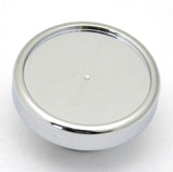 Panel Light Knob Universal for 1/4” Shaft Chrome, Blue Glossy Sticker UP#23216