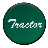 Air Brake Knob Tractor Screw-On Green Glossy Sticker Chrome Knob UP#23224