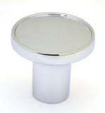 Air Brake Knob Tractor Screw-On Red Glossy Sticker Chrome Knob UP#23226