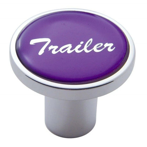 Air Brake Knob Trailer Screw-on for Kenworth Peterbilt Purple Glossy UP#23232