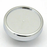 UP Wiper Washer Control Knob 1" Silver Glossy Sticker Chrome Aluminum #23248 Ea.