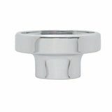 UP Wiper Washer Control Knob 1" Silver Glossy Sticker Chrome Aluminum #23248 Ea.
