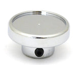 Knob Fan Air Green 1" Aluminum Sticker, Chrome, Set Screw Mount UP#23057 Each