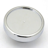 Knob Fan Air Green 1" Aluminum Sticker, Chrome, Set Screw Mount UP#23057 Each