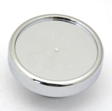 Knob Fan Air Green 1" Aluminum Sticker, Chrome, Set Screw Mount UP#23057 Each