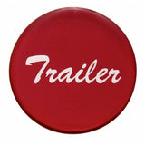 UP Air Brake Trailer Knob Pin Mount Red Glossy Sticker 1 1/8" Tall #23300