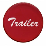 UP Air Brake Trailer Knob Pin Mount Red Glossy Sticker 1 1/8" Tall #23300