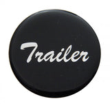 Air Brake Knob Pin Mount Trailer Black Glossy Chrome Knob 1-1/2" Tall UP#23342
