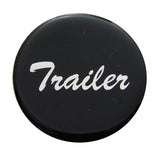 Air Brake Knob Pin Mount Trailer Black Glossy Chrome Knob 1-1/2" Tall UP#23342