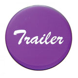 Air Brake Knob Pin Mount Trailer Purple Glossy Chrome Knob 1 1/2" Tall UP#23345