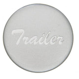 Air Brake Trailer Knob Pin Mount Silver Glossy Sticker 1 1/2" Tall UP#23347