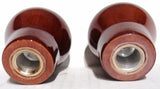 Tractor Trailer Wood Knobs Air Valve Brakes Stainless Plaque UP#23358-23359
