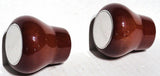 Tractor Trailer Wood Knobs Air Valve Brakes Stainless Plaque UP#23358-23359