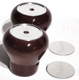 Tractor Trailer Wood Knobs Air Valve Brakes Stainless Plaque UP#23358-23359