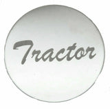 Tractor Trailer Air Brake Wood Knob Plates Stainless Steel Etched 1 1/2" UP23358