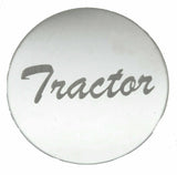 Tractor Trailer Air Brake Wood Knob Plates Stainless Steel Etched 1 1/2" UP23358
