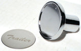 Air Brake Valve Control Knobs Tractor/Trailer Screw On Stainless GG#23364-23365
