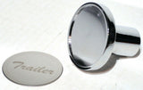 Air Brake Valve Control Knobs Tractor/Trailer Screw On Stainless GG#23364-23365
