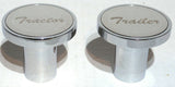 Air Brake Valve Control Knobs Tractor/Trailer Screw On Stainless GG#23364-23365