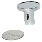 Air Brake Valve Control Knobs Tractor/Trailer Screw On Stainless GG#23364-23365