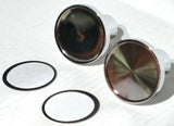 Air Brake Valve Control Knobs Tractor/Trailer Screw On Stainless GG#23364-23365