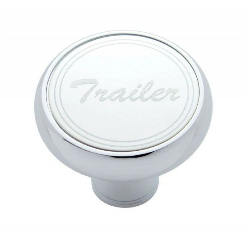 Tractor Trailer Deluxe Knob Set  SS Plaque for Peterbilt Kenworth UP#23386-87