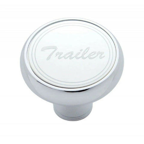 Tractor Trailer Deluxe Knob Set  SS Plaque for Peterbilt Kenworth UP#23386-87