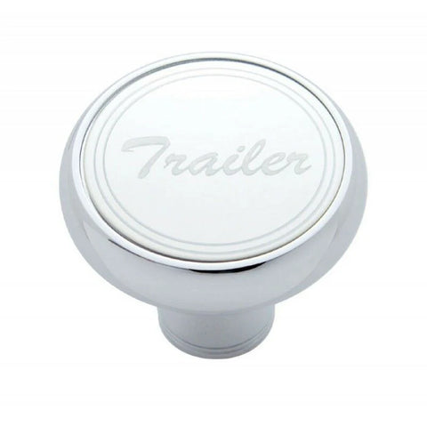 Tractor Trailer Deluxe Knob Set  SS Plaque for Peterbilt Kenworth UP#23386-87