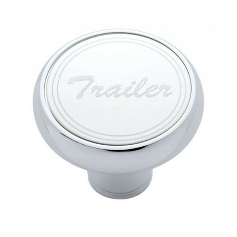 Tractor Trailer Deluxe Knob Set  SS Plaque for Peterbilt Kenworth UP#23386-87