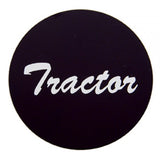 Deluxe Air Brake Knob Screw-On Tractor Black Glossy 1 3/4" Chrome Knob UP#23400