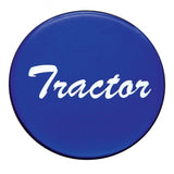 Deluxe Tractor Screw-On Air Brake Knob Blue Glossy 1 3/4" Chrome Knob UP#23401