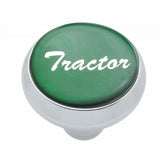 Deluxe Air Brake Knob Screw-On Tractor Green Glossy 1 3/4" Chrome Knob UP#23402