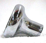 Deluxe Air Brake Knob Screw-On Trailer Black Glossy 1 3/4" Chrome Knob UP#23406