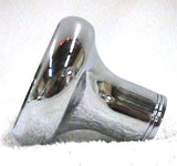 Deluxe Air Brake Knob Screw-On Trailer Black Glossy 1 3/4" Chrome Knob UP#23406